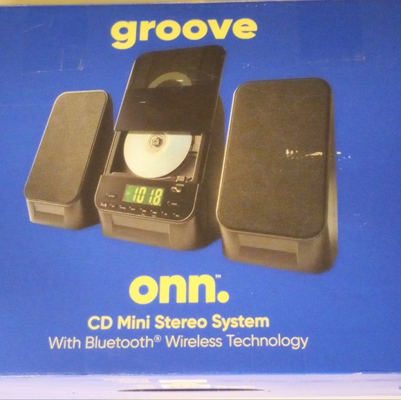 ONN Groove CD Mini Stereo System with Bluetooth Wireless Technology 100008722 - Picture 2 of 5